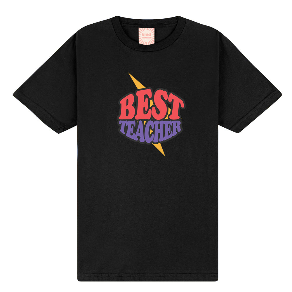 Best Teacher Kapow! Classic Fit Tee