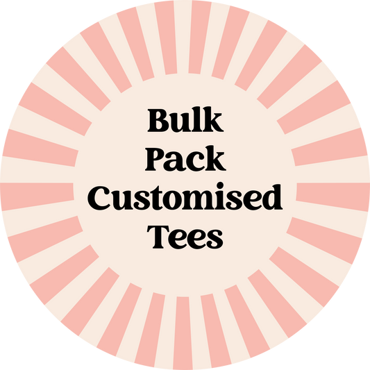 Bulk Pack Customised Tees