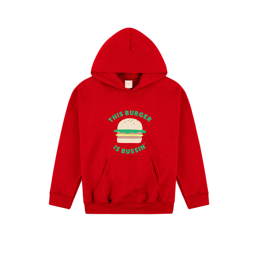 Bussin Burger Kids Hoodie