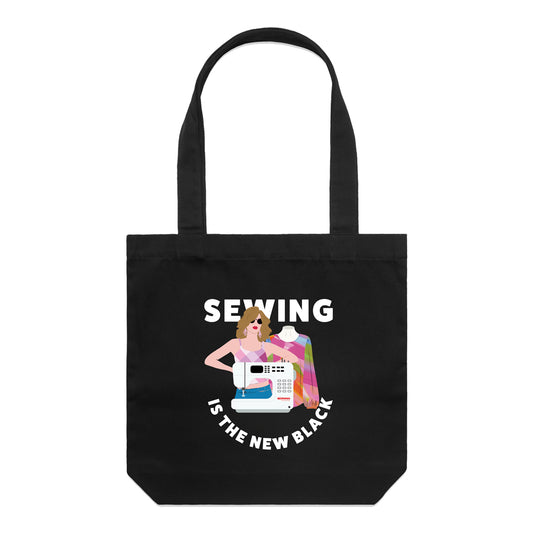 Sewing Is the New Black Tote