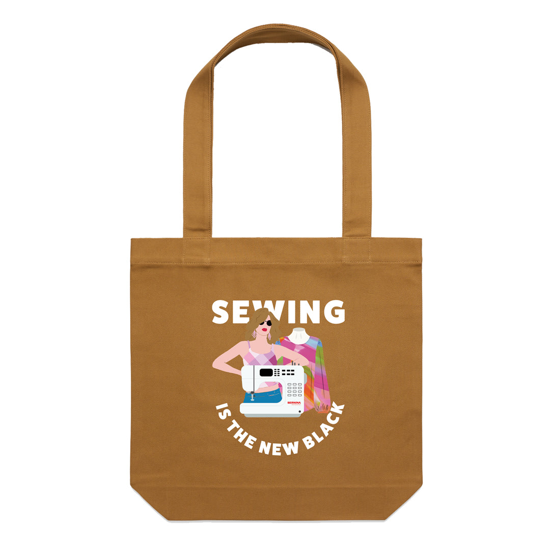 Sewing Is the New Black Tote