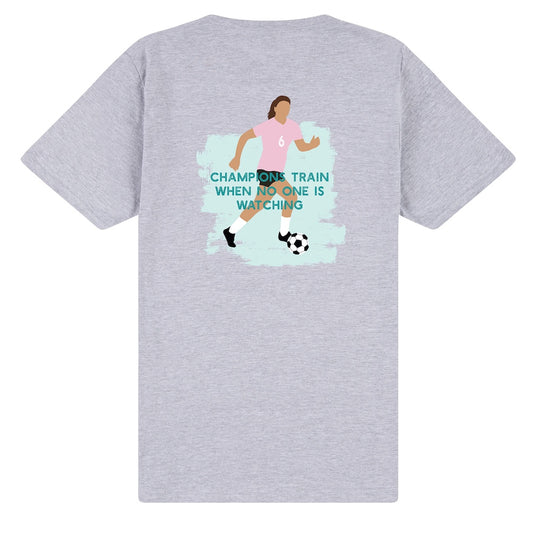 Champions Train Alone Soccer Tee - Kids