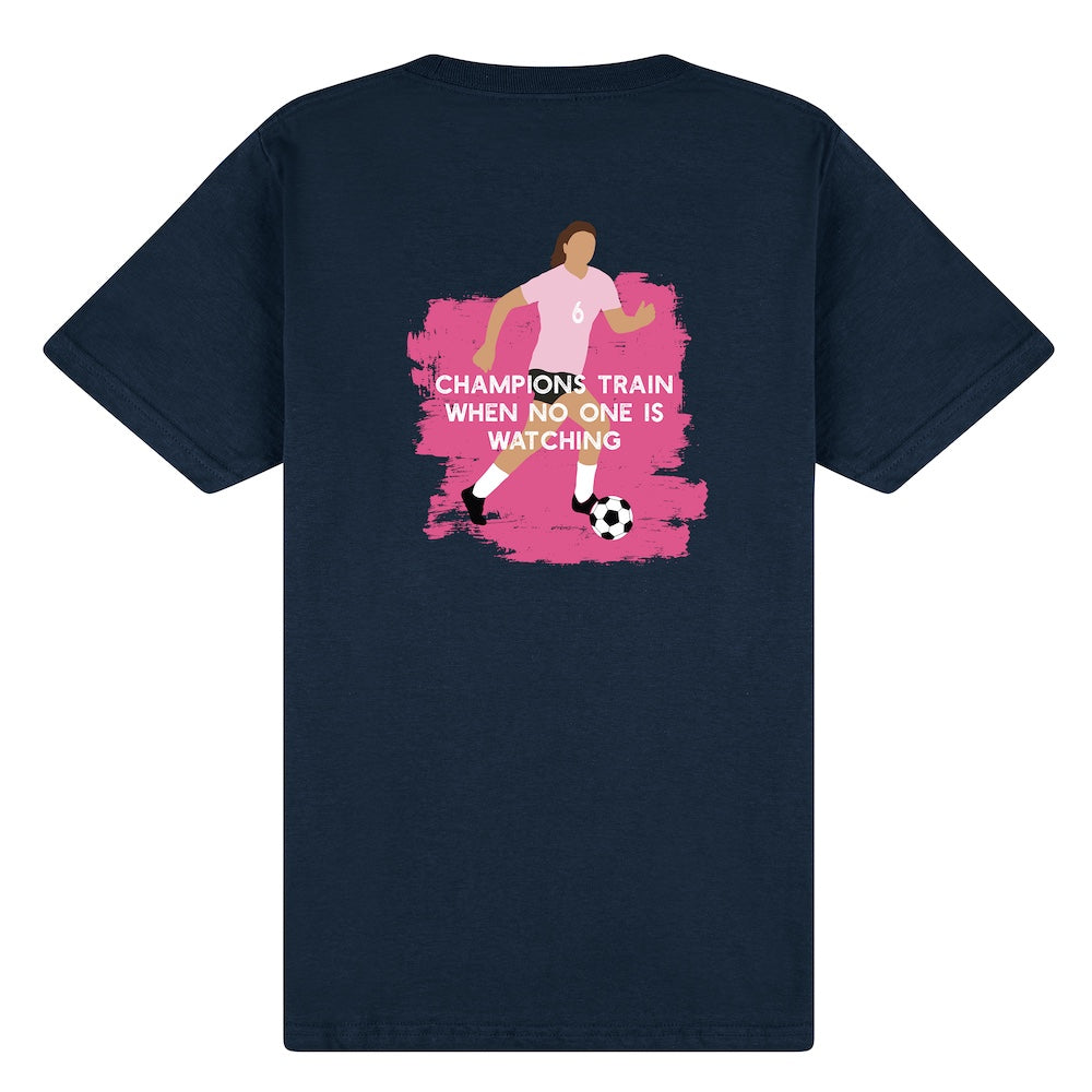 Champions Train Alone Soccer Tee - Kids