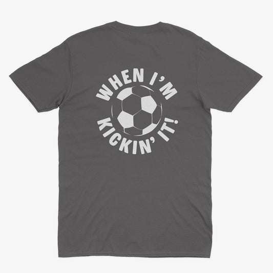 Happiest When I'm Kickin' Soccer Tee - Adult