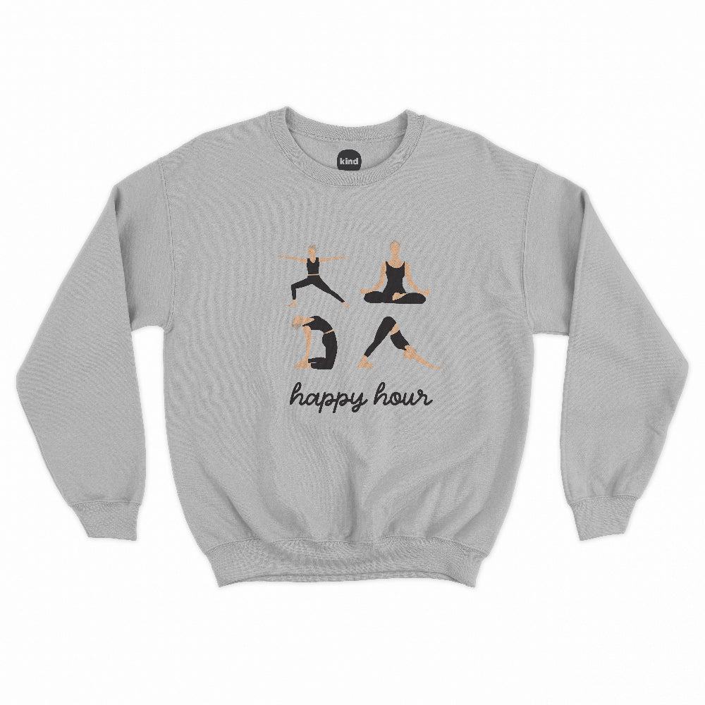 Happy Hour Yoga Ladies Sweatshirt