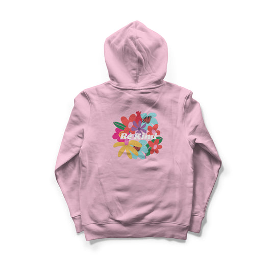 Be Kind Flower Power Kids Hoodie