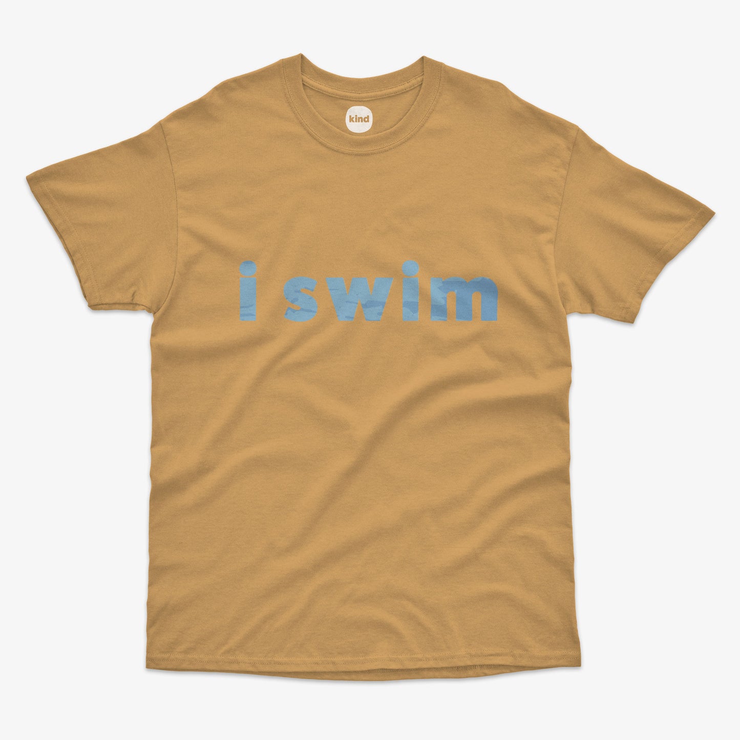 I Swim Adult Garment Dyed Tee