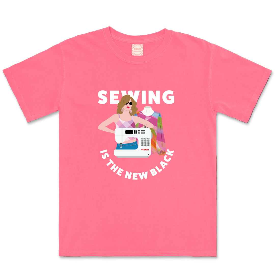 Sewing Is the New Black Relaxed Fit Cotton Tee