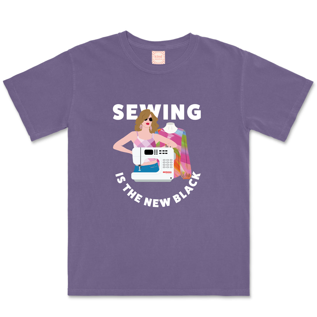 Sewing Is the New Black Relaxed Fit Cotton Tee