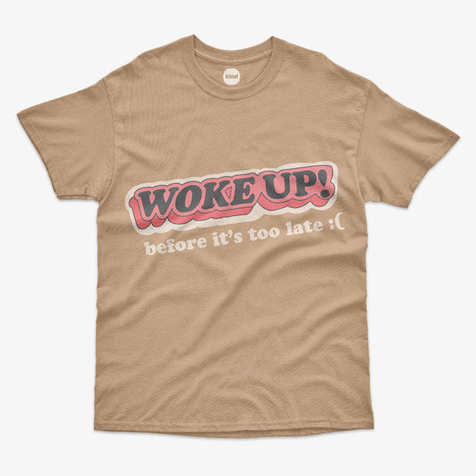 Woke Up Garment Dyed Signature Tee